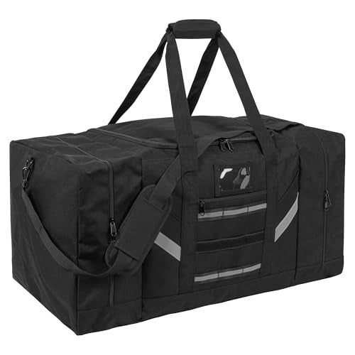 OUUTMEE Firefighter Duffle Bag, Large Gear Storage Firefighter Gear Bag with Shoulder Strap - Image 1