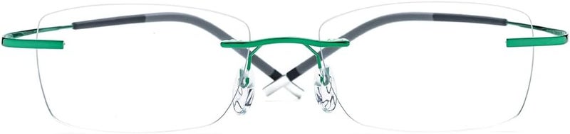 FONEX Titanium Glasses Frame,Rimless Frameless Optical Eyewear Eyeglasses for Men and Women F85634 - Image 5