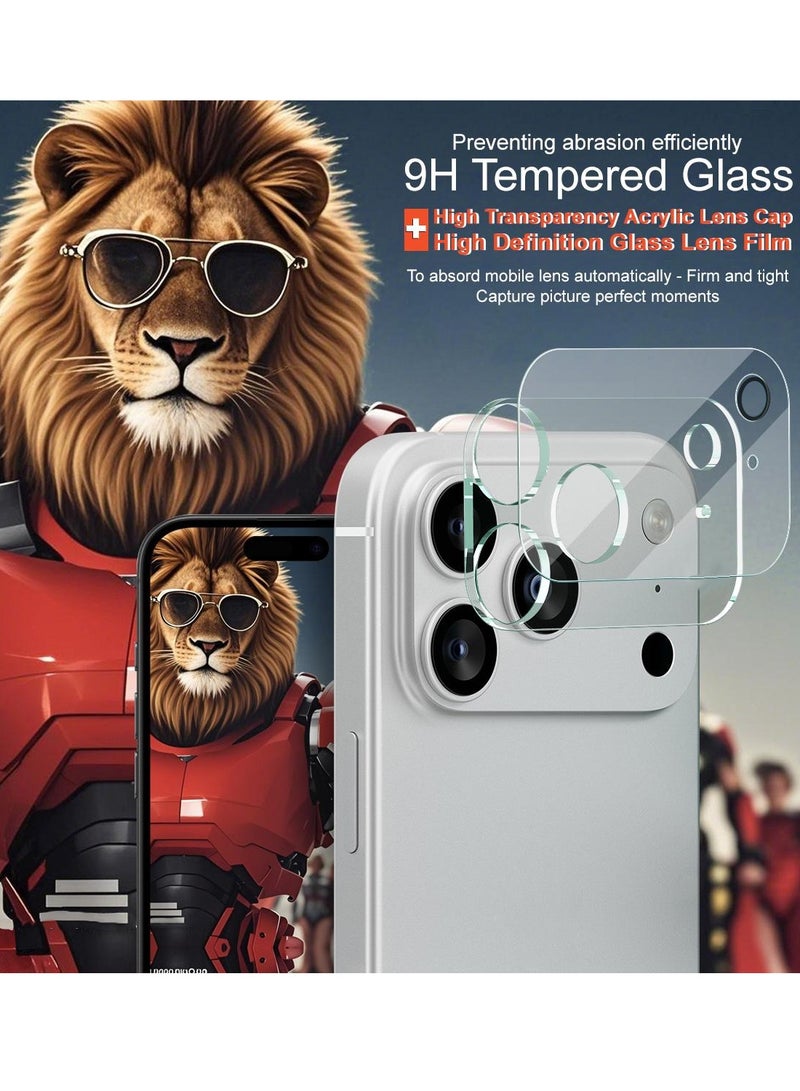 Wtech Apple iPhone 17 Pro 5G 2025 Premium Camera Lens Film Protector Shield (MLHICR) - Clear - Image 3