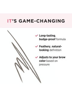 IT COSMETICS IT Cosmetics Brow Power Micro, Universal Taupe - Universal Eyebrow Pencil - Mimics the Look of Real Hair - Budge-Proof Formula - Built-in Spoolie - 0.017 oz  - Image 2