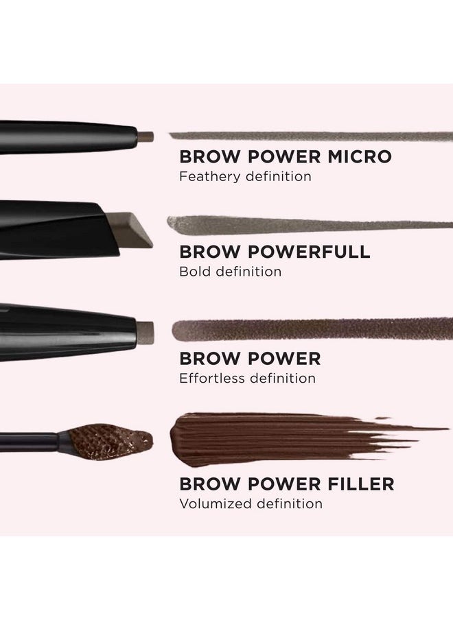 IT COSMETICS - IT Cosmetics Brow Power Micro, Universal Taupe - Universal Eyebrow Pencil - Mimics the Look of Real Hair - Budge-Proof Formula - Built-in Spoolie - 0.017 oz - Image 1