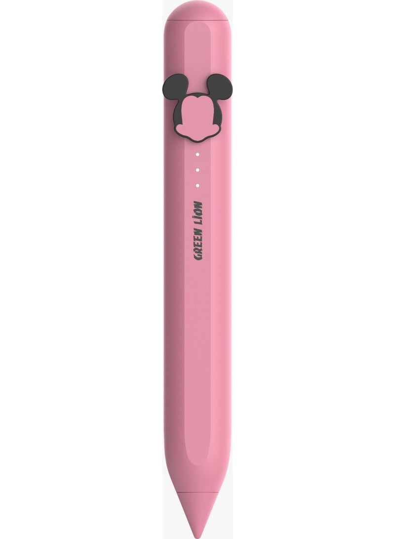 GREEN LION Kids Pro Active Stylus Pen / Advanced Tilt Sensitivity / Battery Level Indicator / Skin-Friendly / Precision Angle Control - Pink - Image 1