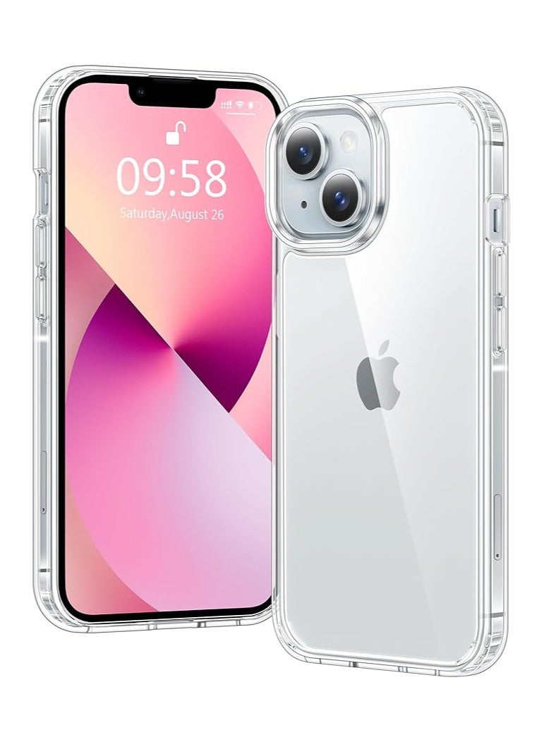 Mismo Clear Shockproof Case for iPhone 13 Mini – Ultra Thin Transparent TPU Cover, Anti-Scratch & Anti-Yellowing Crystal Clear Protective Bumper Case - Clear - Image 1