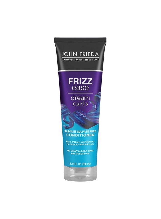 John Frieda Frizz Ease Dream Curls Conditioner, Hydrates and Defines Curly, Wavy Hair, Helps Control Frizz, SLS/SLES Sulfate Free, Enhances Natural Curls, 8.45 Fluid Ounces - Image 1