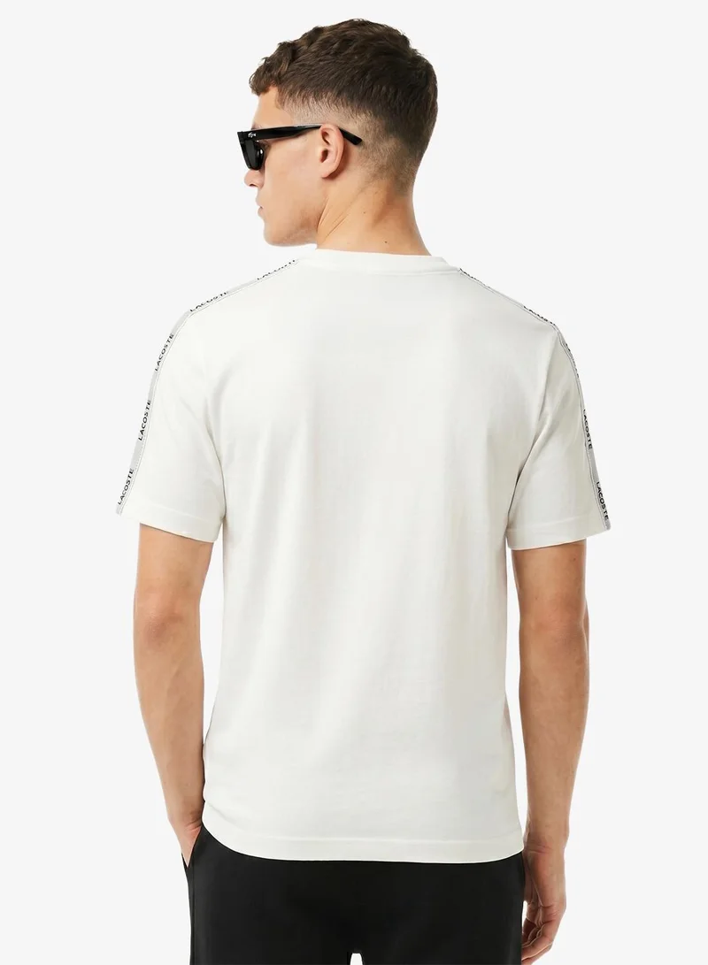 لاكوست Regular Fit Stripe Band T-Shirt