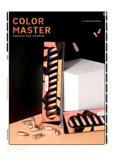 DEROL 12 Piece Color Master Capsule Eye Shadow  - Image 2