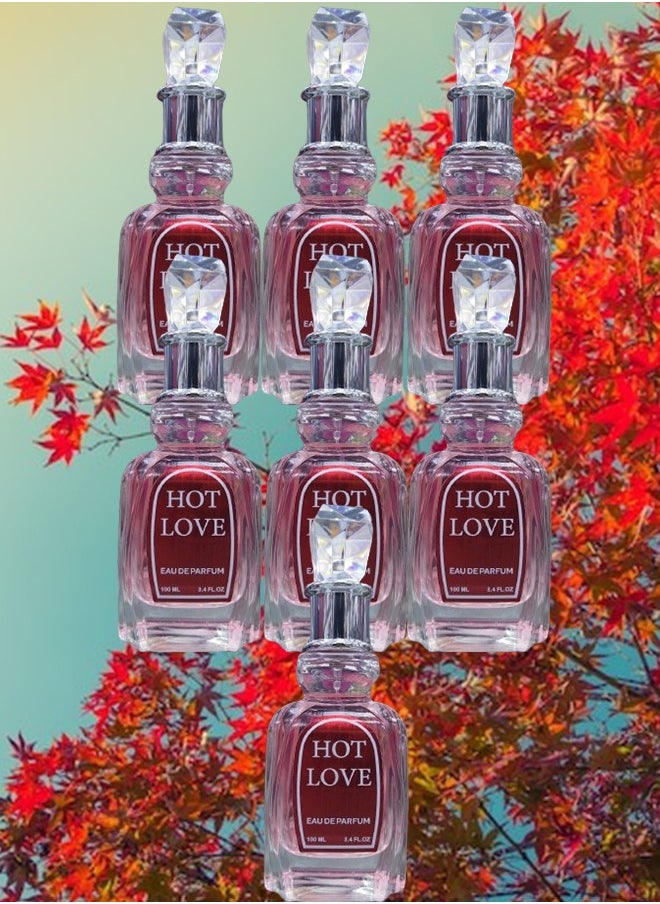 هوت - 7 قطع عطر هوت لاف 100 مل - Image 1