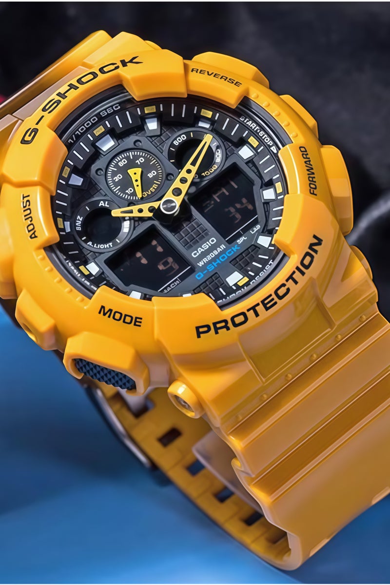 CASAON Casio Men's GA-100A-9A Series G-Shock Quartz - Image 1