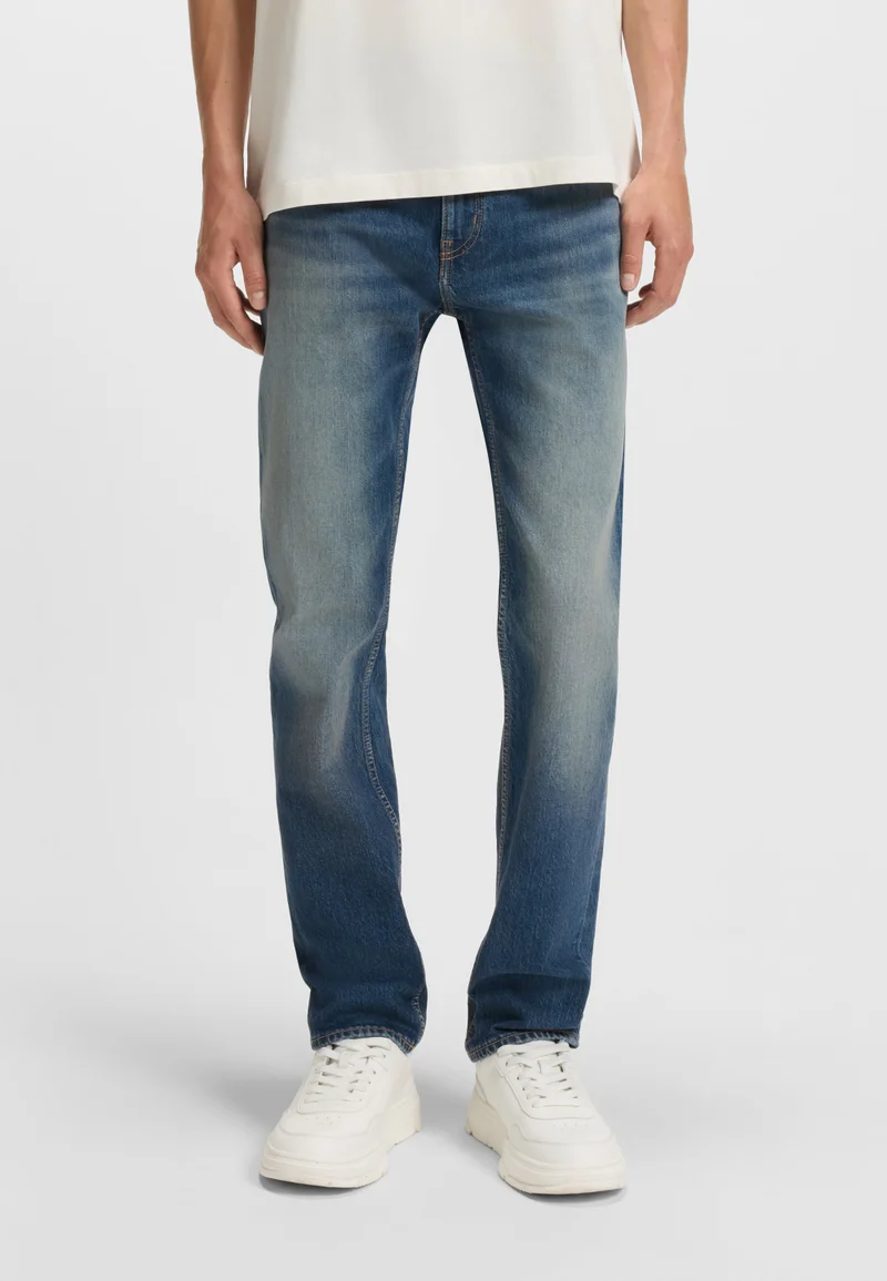 HUGO Slim-fit jeans in blue stretch denim