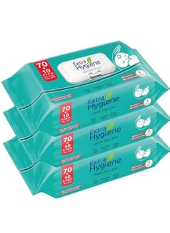 Extra Hygiene Wipes Baby Refreshing Cool Mist 70+10 Wet Wipes 3 pcs - pzsku/Z71EB12F8B488BEC7ED9DZ/45/_/1730033444/eb50d79b-1e94-4007-98b6-ca0e2ca94466