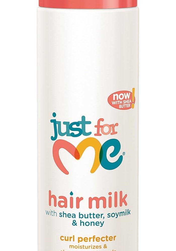 Just For Me Hair Milk Curl Smoother with Shea Butter, Soymilk & Honey - 8 Fl Oz - Image 1