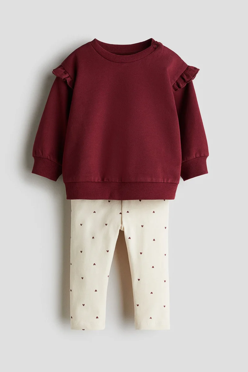H&M 2-piece sweatshirt and leggings set