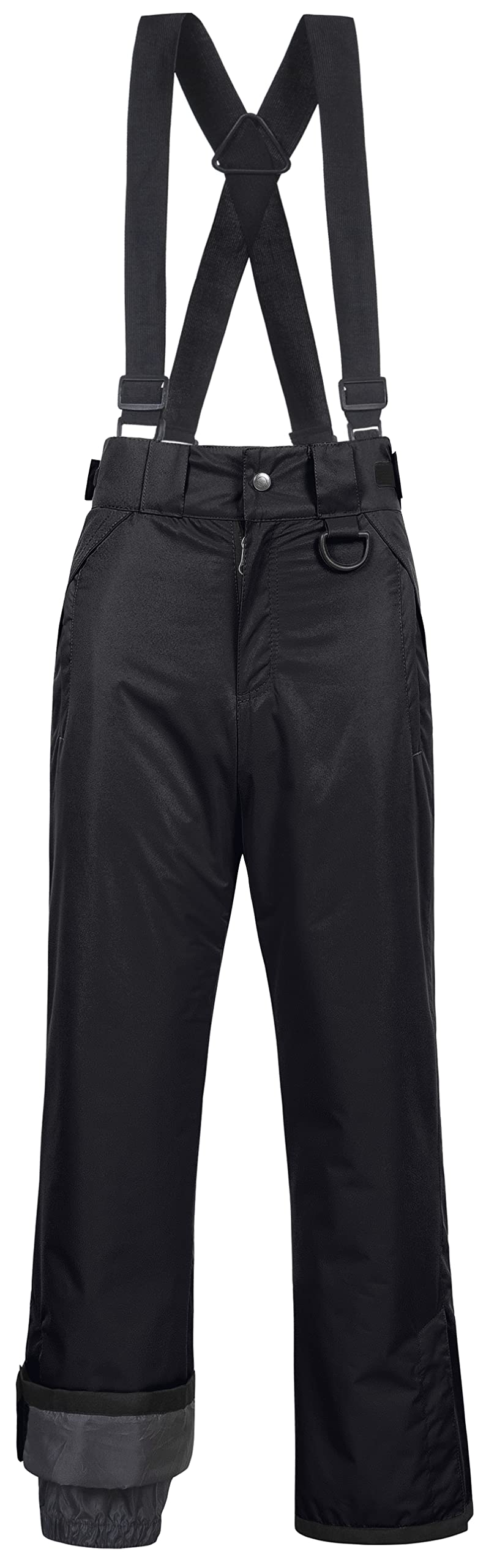 CREATMO US Snow Pants Womens Hiking Ski Wear Waterproof Winter Golf Black M