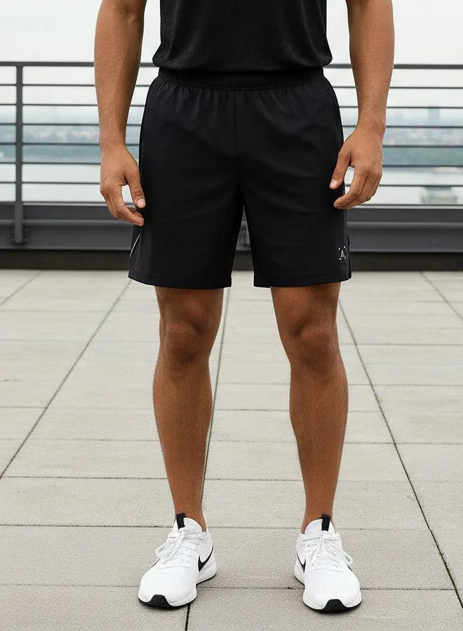 آكتف Men Regular Fit Performance Shorts with Panel