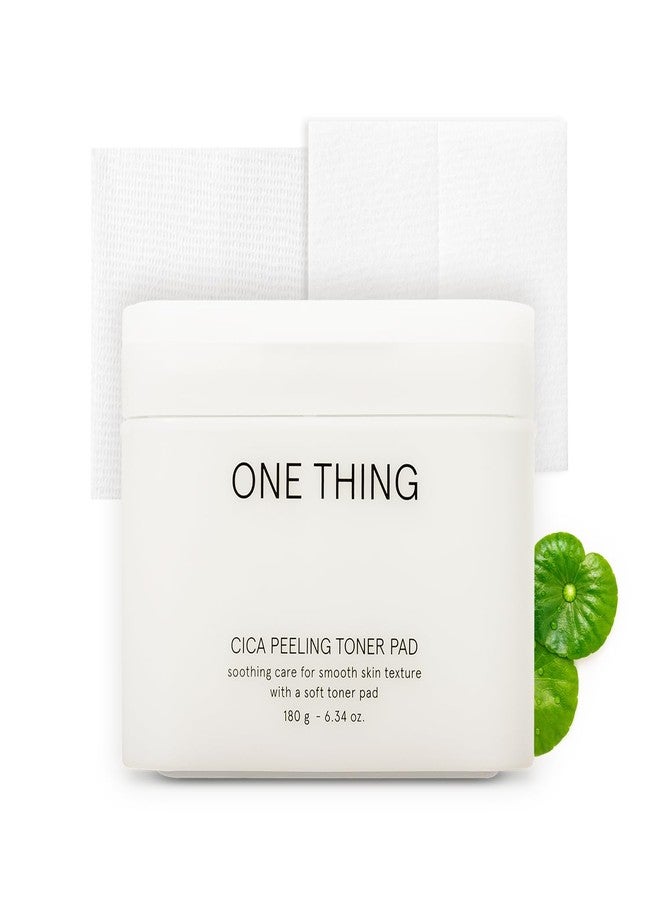 ONE THING CICA Peeling Toner Pad 6.34 Oz, 65 Pads | Vegan Soothing Calming Exfoliating Purifying Hydrating Facial Cotton Toner Pads for All, Sensitive Skin, Pore Blackhead Care | Korean Skincare - Image 1