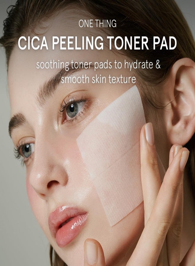 ONE THING CICA Peeling Toner Pad 6.34 Oz, 65 Pads | Vegan Soothing Calming Exfoliating Purifying Hydrating Facial Cotton Toner Pads for All, Sensitive Skin, Pore Blackhead Care | Korean Skincare - Image 2