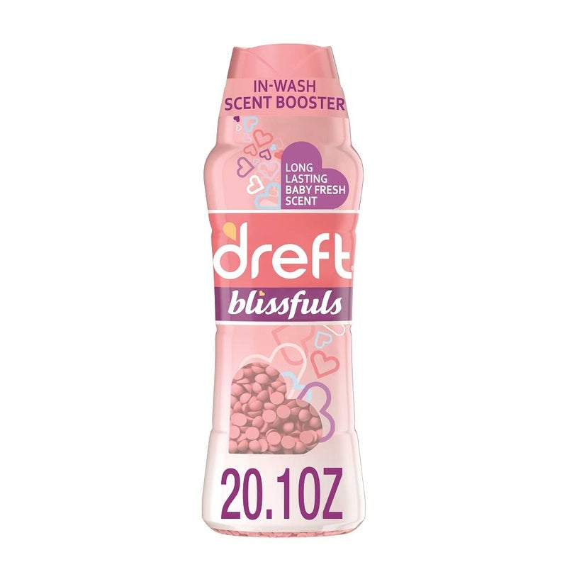 Dreft Blissfuls Laundry Scent Booster Beads for Washer, Baby Fresh Scent, 20.1 oz - Image 1