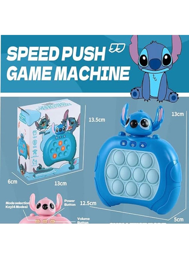 Generic - Stitch Pop Push Fidget Toy, Quick Push Bubbles Game Console, Stitch Bubble Sensory Toy, Stitch Pop Puzzle Game Machine Gift for Teenagers, Decompression Toys for Children and Adults (N) - Image 1