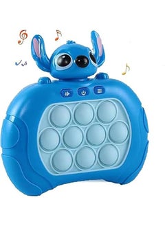 Stitch Pop Push Fidget Toy, Quick Push Bubbles Game Console, Stitch Bubble Sensory Toy, Stitch Pop Puzzle Game Machine Gift for Teenagers, Decompression Toys for Children and Adults (N)