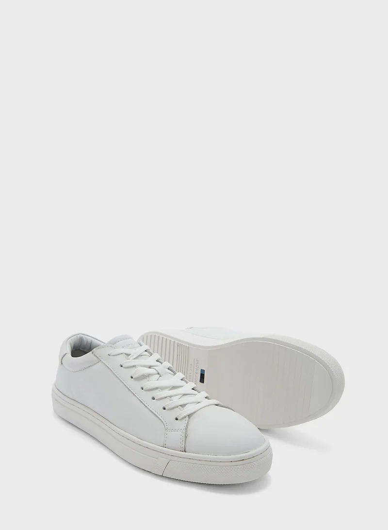 JACK & JONES jfwradcliffe leather lace up sneakers