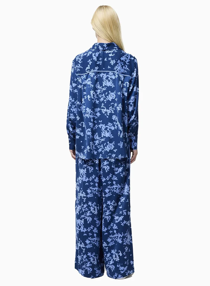 French Connection Isla Celaya Floral Long Sleeve Shirt