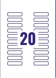 AVERY 500-Piece Clear Laser Labels 55x12.7mm Size  - Image 2