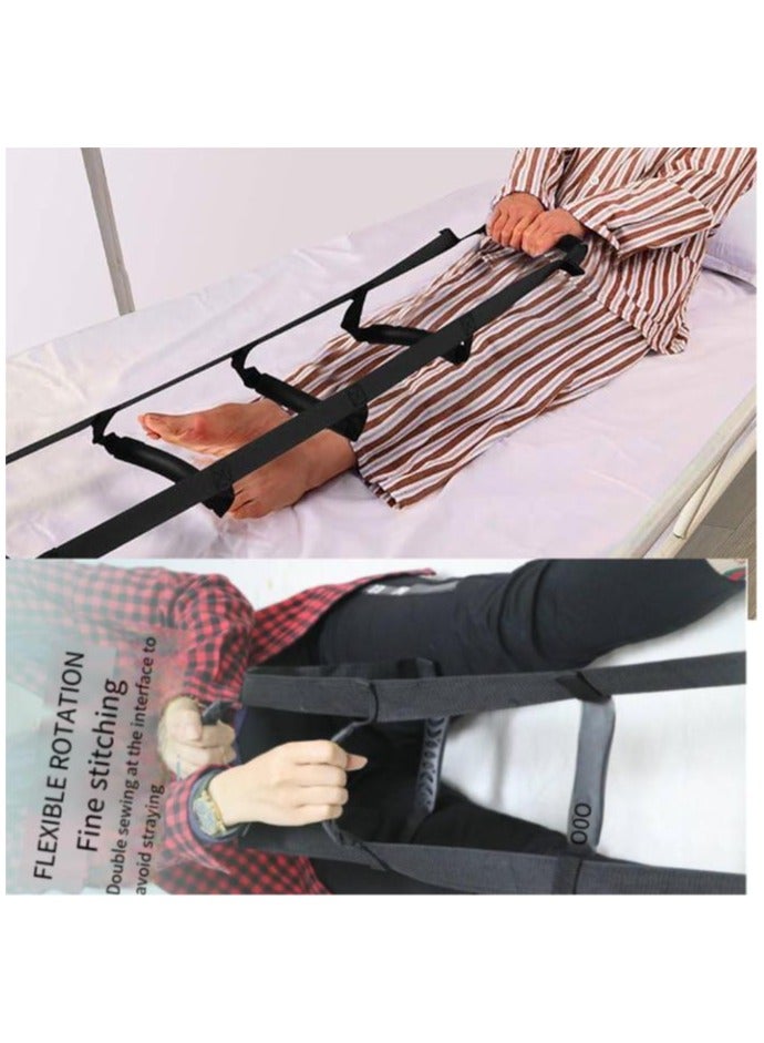 NIBEMINENT Bed Ladder Assist,Pull up Helper and Sit up Helper with 6 Handle Grips - Image 5