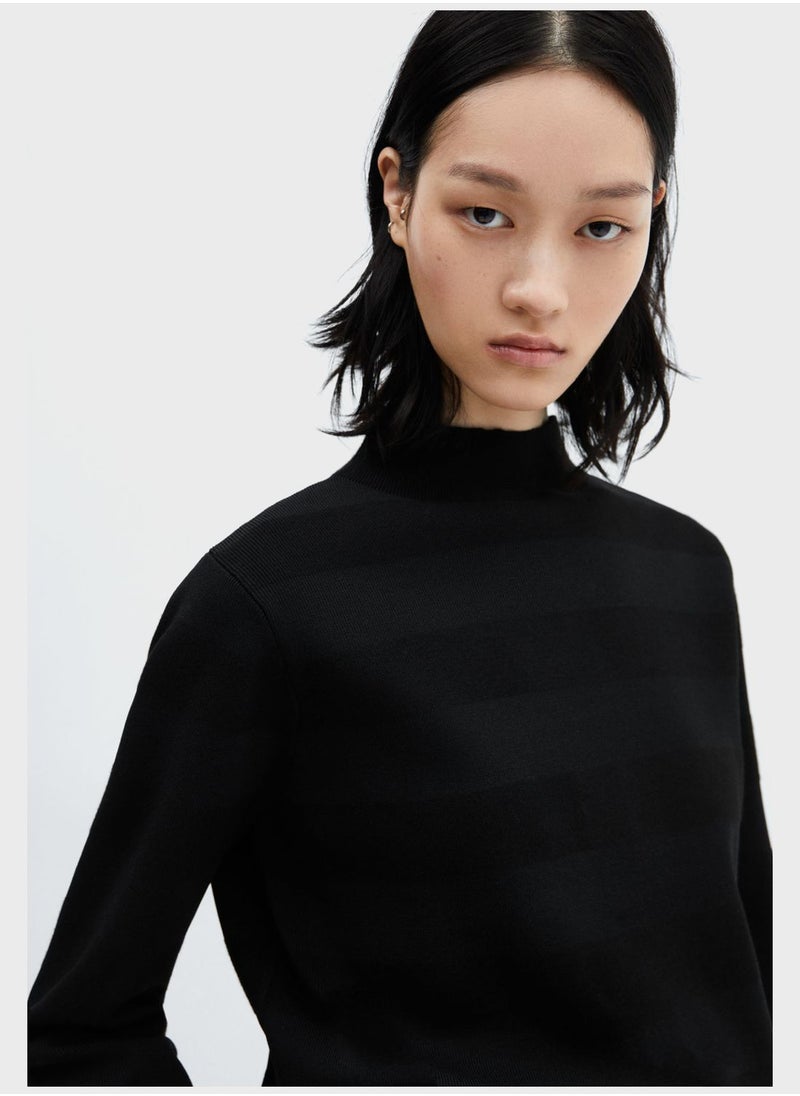 MANGO - High Neck Sweater - Image 1