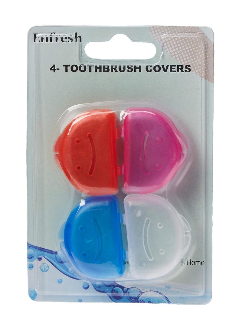 Enfresh Toothbrush Covers 4 Pieces  - Image 1
