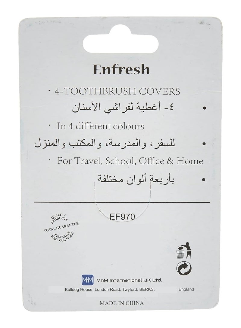 Enfresh Toothbrush Covers 4 Pieces  - Image 2