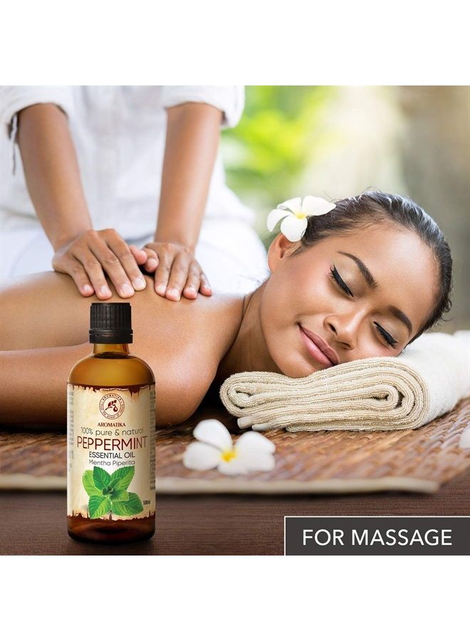 Aromatika Peppermint Essential Oil 1.7 Fl Oz - Mentha Piperita - Indian - 100% Pure & Natural Peppermint Oil for Home Fragrances - Beauty - Aromatherapy - Relax - Diffuser - Aroma Lamps  - Image 4