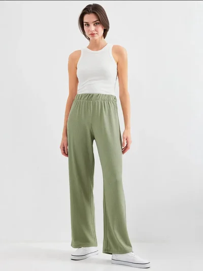 BIG DART BDART Textured Relaxed Fit Knit Pants