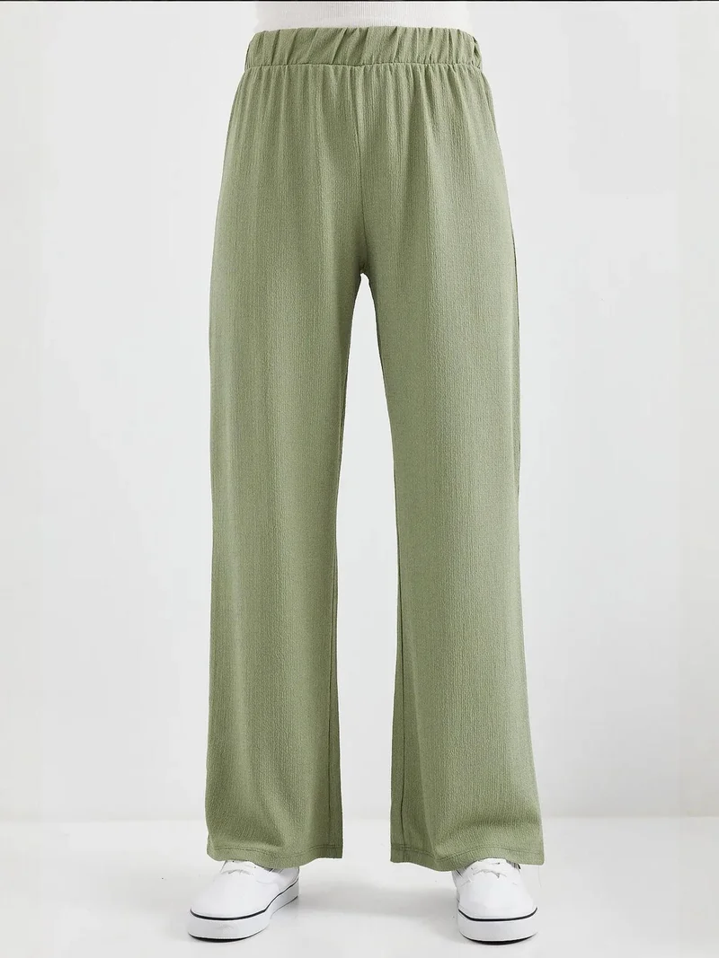 بيغ دارت بنطلون محبوك مريح بياقة مريحة