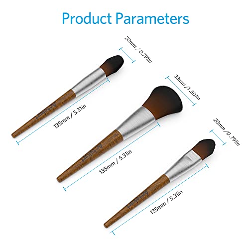 Actekart 3PCS Model Cleaning Brush Kit (Premium Wooden Handle) Soft Figure Duster Brush, Professional Model Dusting Brush for Statues, Collectible Figurine, Hobby Crafts - Image 5