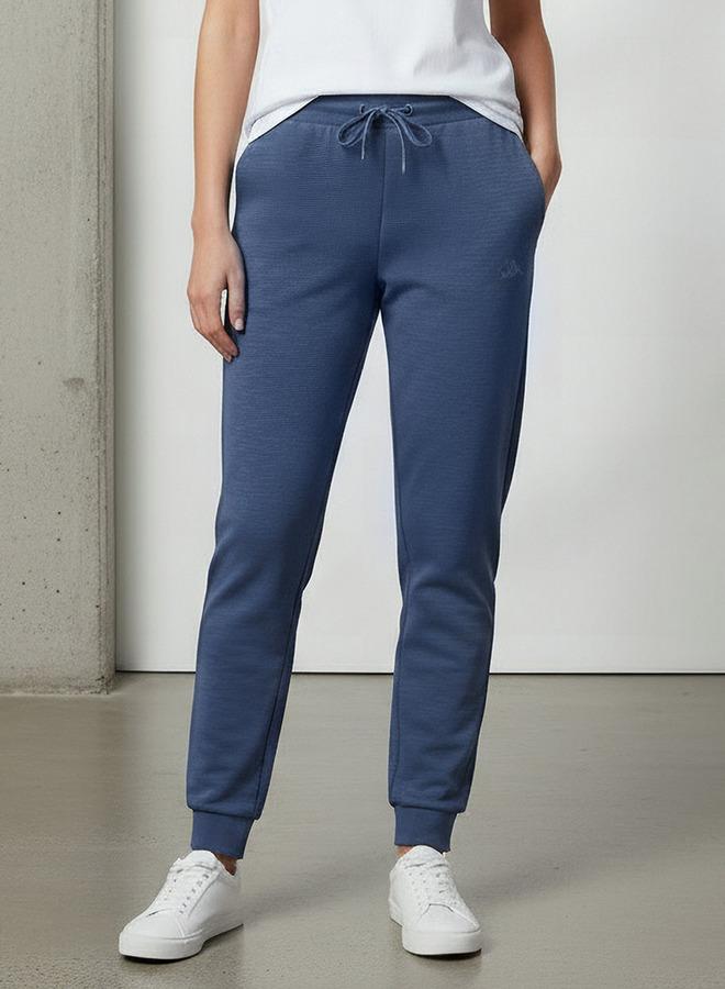 كابا سروال رياضي كابا مطرز بشعار بقصة عادية وجيوب - Image 1