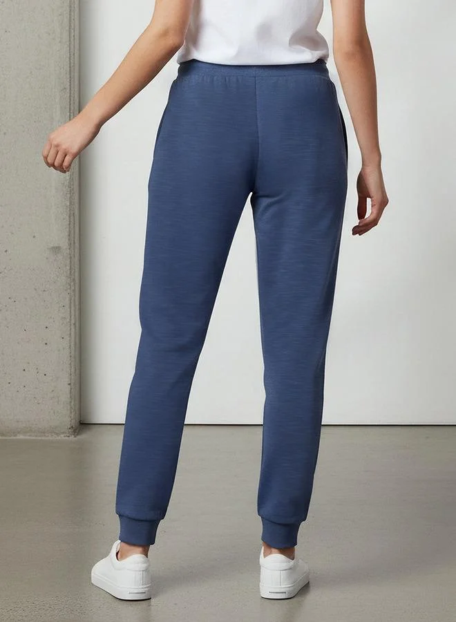 Kappa PURPLE Kappa Logo Embroidered Regular Fit Joggers with Pockets for Women | Best Price UAE