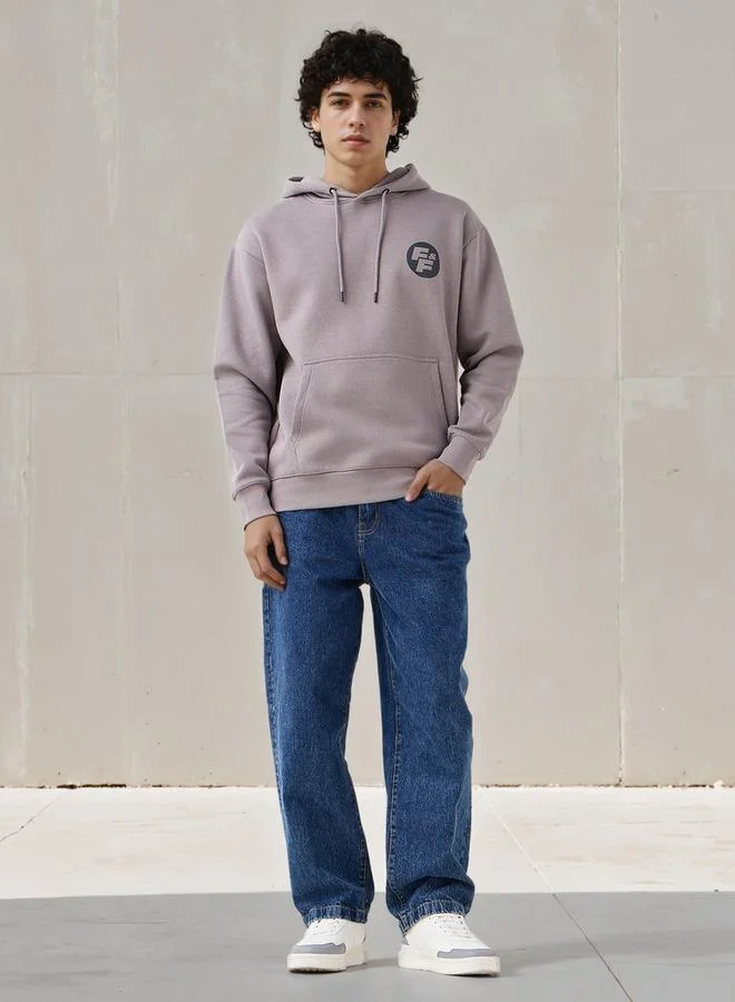 SP Characters Men Oversized Fast & Furious Print Hoodie