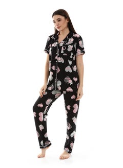 Caesar Multi Colour With Pants Pajama Set  - Image 2