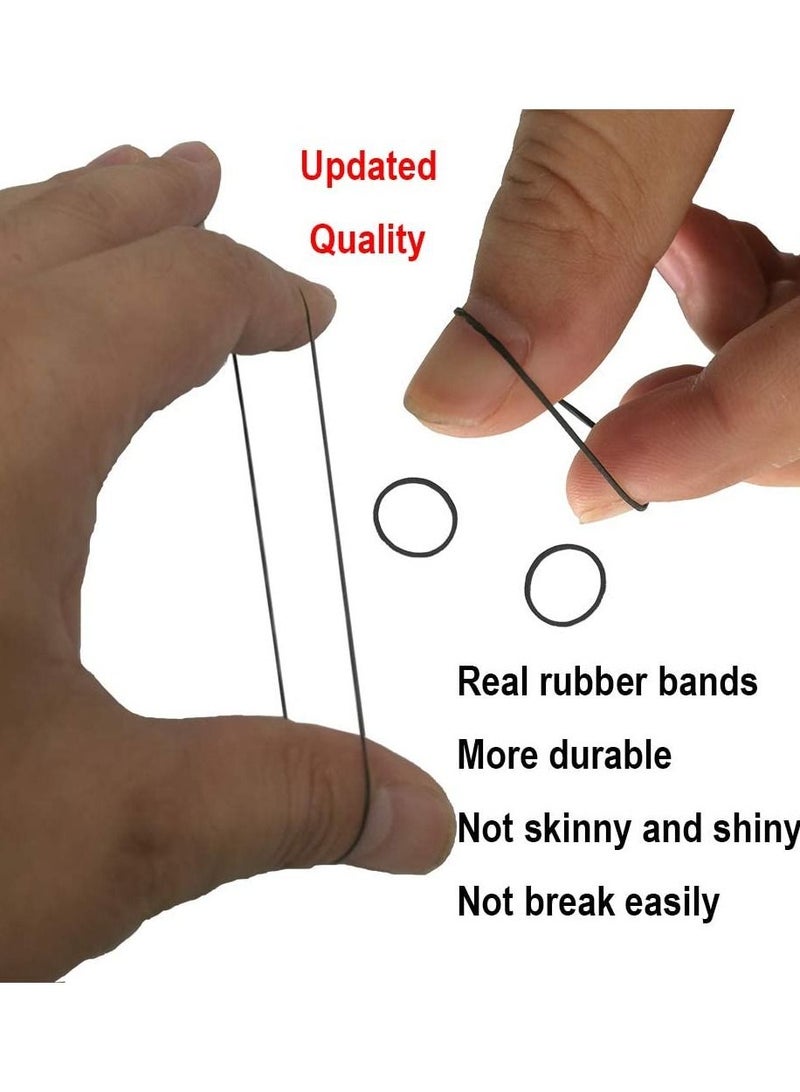 ORiTi 500 قطعة من أربطة الشعر المطاطية السوداء الصغيرة للأطفال - Image 5