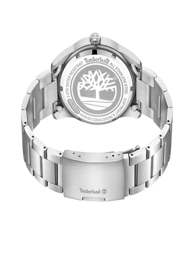 Timberland Men Northbridge Watch For Men With Stainless Steel Case And Leather Strap Water Resistant 45mm - TDWGG0010807 - Image 3