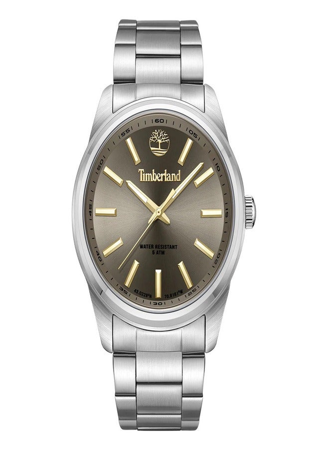 Timberland Men Northbridge Watch For Men With Stainless Steel Case And Leather Strap Water Resistant 45mm - TDWGG0010807 - Image 1