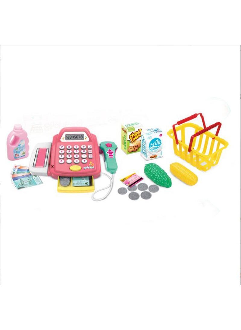 Y&D Children's Puzzle Simulation Supermarket Cash Register Toy  - Image 2