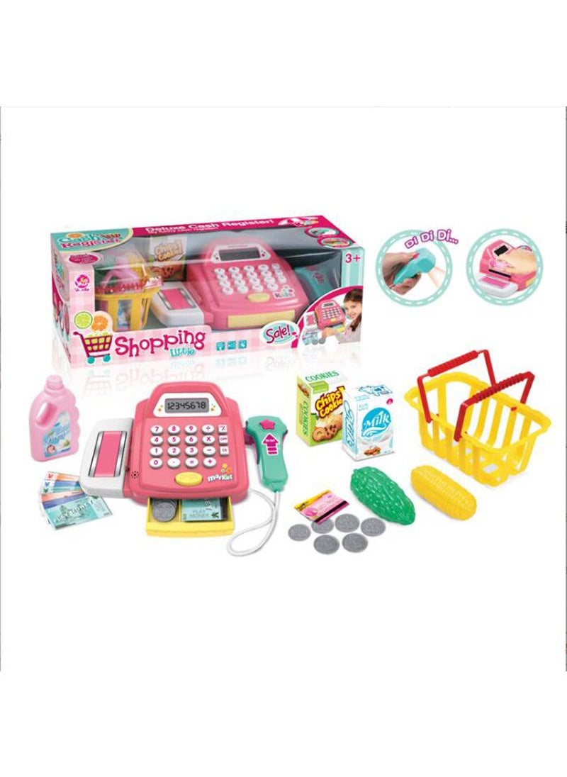 Y&D Children's Puzzle Simulation Supermarket Cash Register Toy  - Image 3