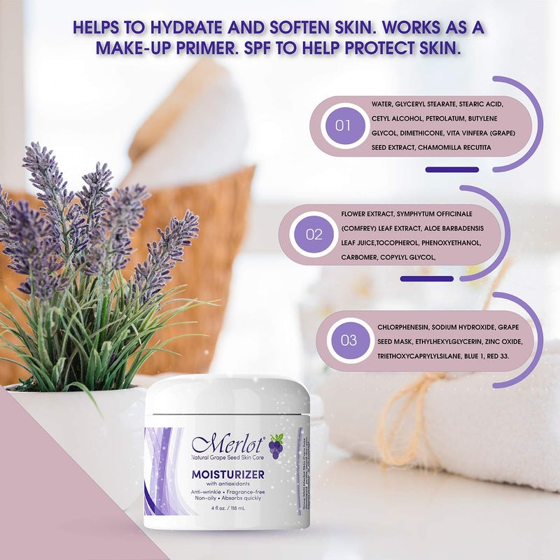 Merlot Skin Care Day and Night Moisturizer and Night Cream - Image 5