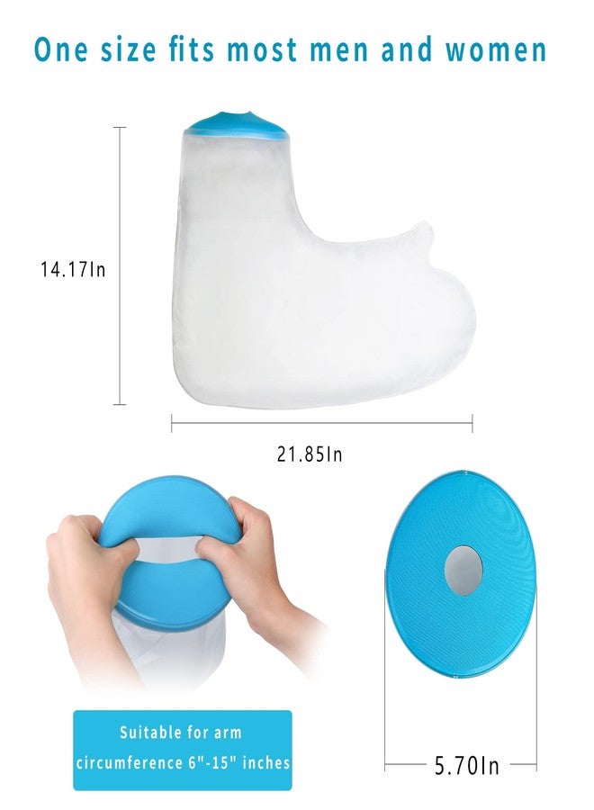 SUPERNIGHT Waterproof Cast Cover, Child Full Arm for Bathe Shower, Watertight Plaster Cast Bandage Protector for Arm, Wrist, Elbow and Hand Wounds(Large) - Image 4
