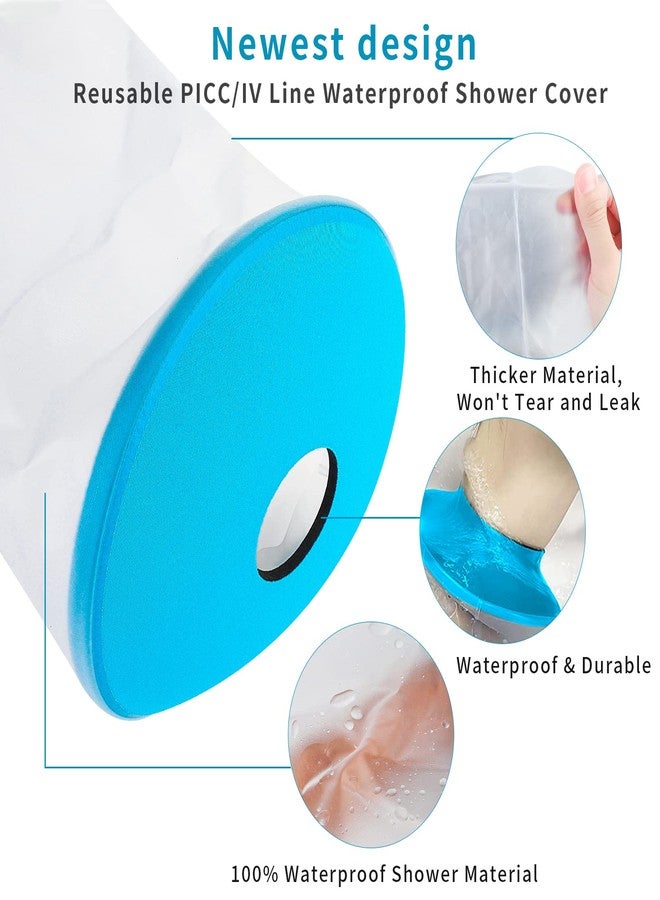 SUPERNIGHT Waterproof Cast Cover, Child Full Arm for Bathe Shower, Watertight Plaster Cast Bandage Protector for Arm, Wrist, Elbow and Hand Wounds(Large) - Image 3