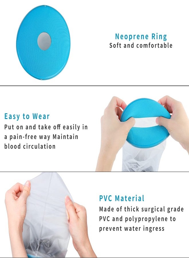SUPERNIGHT Waterproof Cast Cover, Child Full Arm for Bathe Shower, Watertight Plaster Cast Bandage Protector for Arm, Wrist, Elbow and Hand Wounds(Large) - Image 5