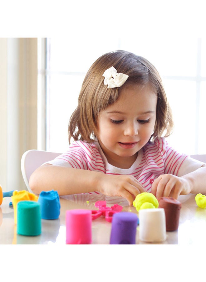 Moon Dough Creations Set Of 6 For 3 Years And Above Diy Clay Toys - Image 4