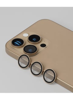 LEVELO Trio Lens Protector for iPhone 16 Pro/Pro Max / Anti Fingerprint / 9H Hardness Glass / Double Sided Anti Reflection and Durable Camera lens Protector - Desert Rose Titanium  - Image 5