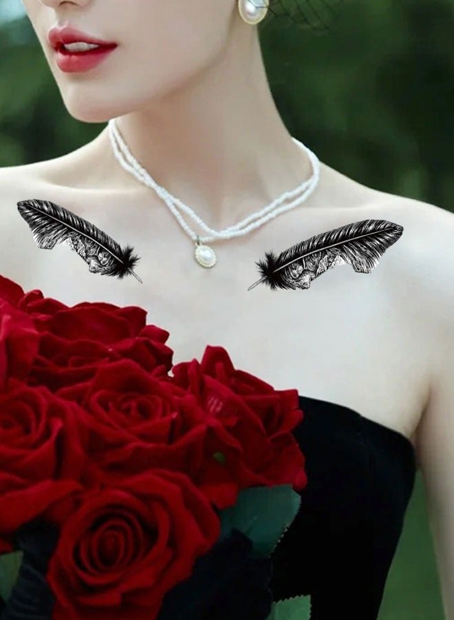 ماركة غير محددة 105*60 مللي متر ملصق وشم رائع مقاوم للماء  - Image 1